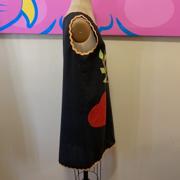 Moschino Cheap Chick Rick Rack Heart Linen Dress - Picture 7 of 14